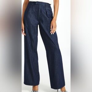 JUSTFAB Hayden Trouser Jeans Wide Leg Dark Denim NEW size 31